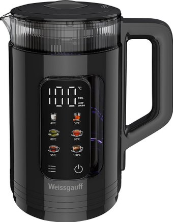 Электрический чайник Weissgauff WK 1540 EasyFill Db Touch BodyCool