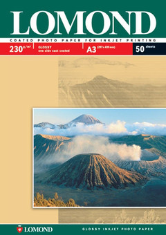 Фотобумага Lomond Глянцевая А3 230 г/кв.м. 50 листов (0102025)