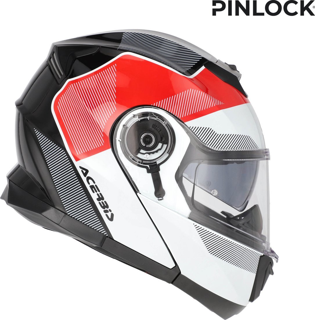 Мотошлем Acerbis Serel 22-06 0025201.239.068 (XL, белый/красный)