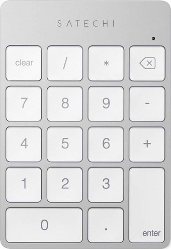 Цифровой блок Satechi Aluminum Slim Rechargeable Bluetooth Keypad (серебристый)
