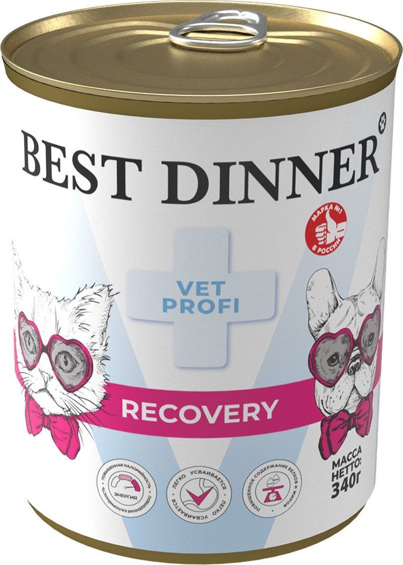Консервированный корм для собак Best Dinner Vet Profi Recovery (100 г)