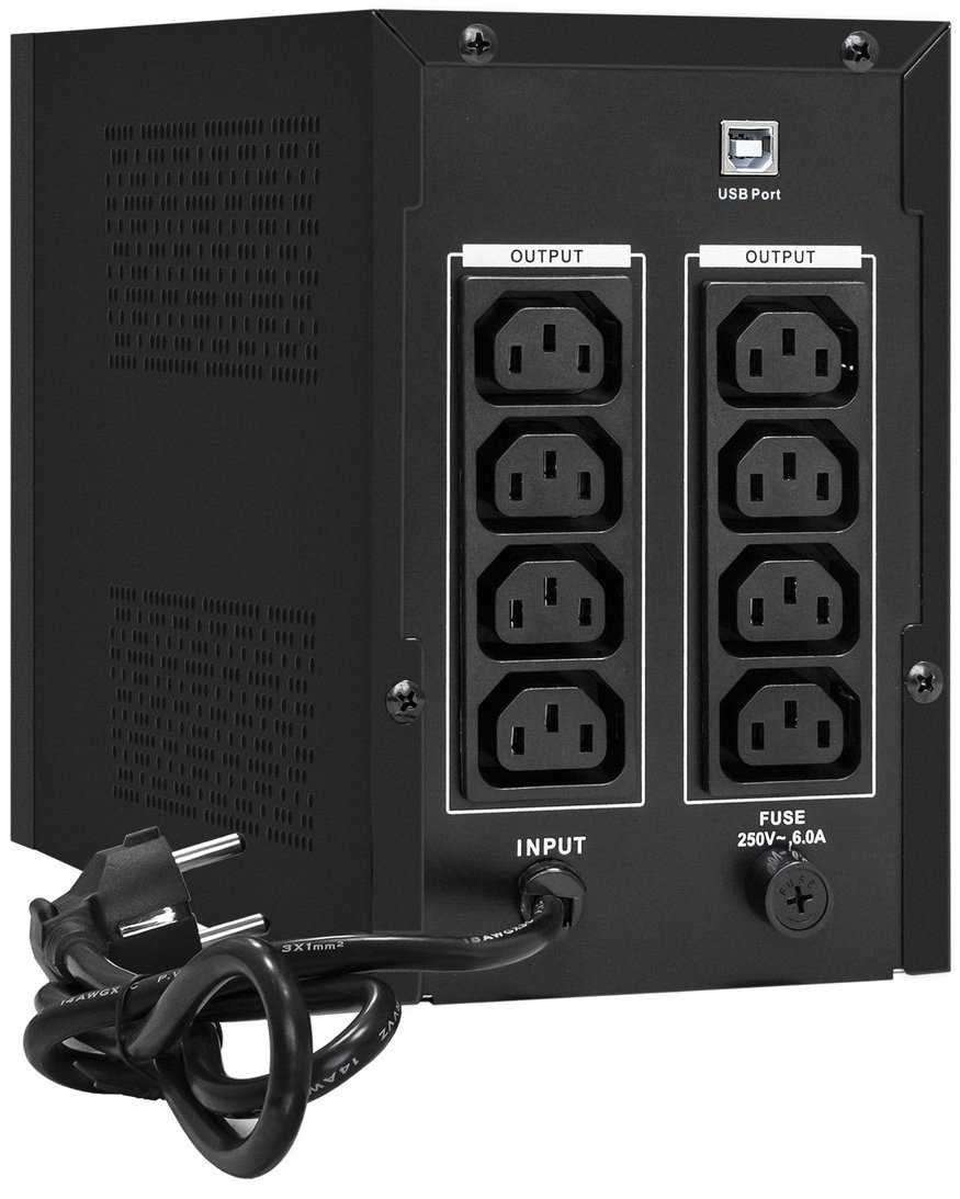Источник бесперебойного питания ExeGate SpecialPro UNB-1200.LED.AVR.C13.RJ.USB