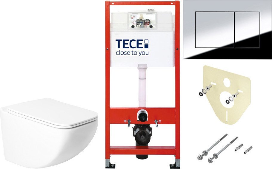 Унитаз подвесной Saniteco KW-99048 + TECE Kit 9400412
