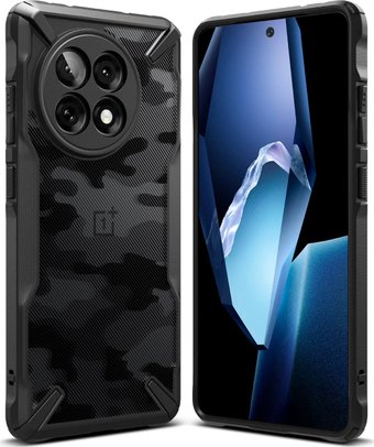 Чехол для телефона Ringke Fusion X для Oneplus 13R Camo Black