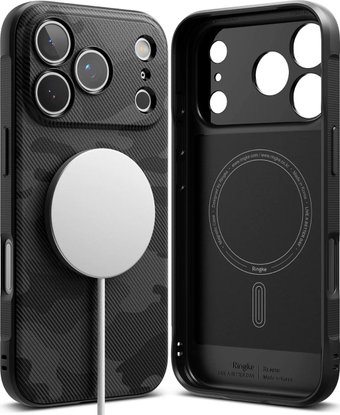Чехол для телефона Ringke Onyx Magnetic для iPhone 17 Pro Max Camo Black