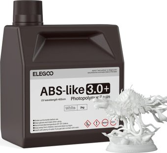 Фотополимер Elegoo ABSlike V3.0+ 2кг (белый)
