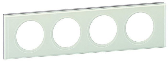 Рамка Legrand Celiane 69314 (Смальта белая глина)