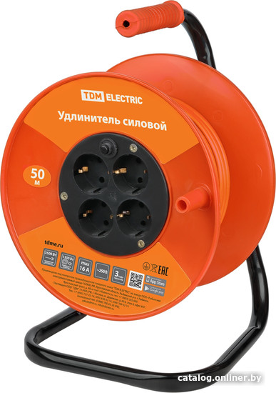 Удлинитель на катушке TDM Electric SQ1301-0536