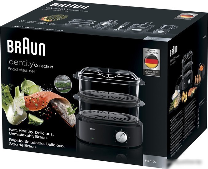 Пароварка Braun IdentityCollection FS 5100 Black