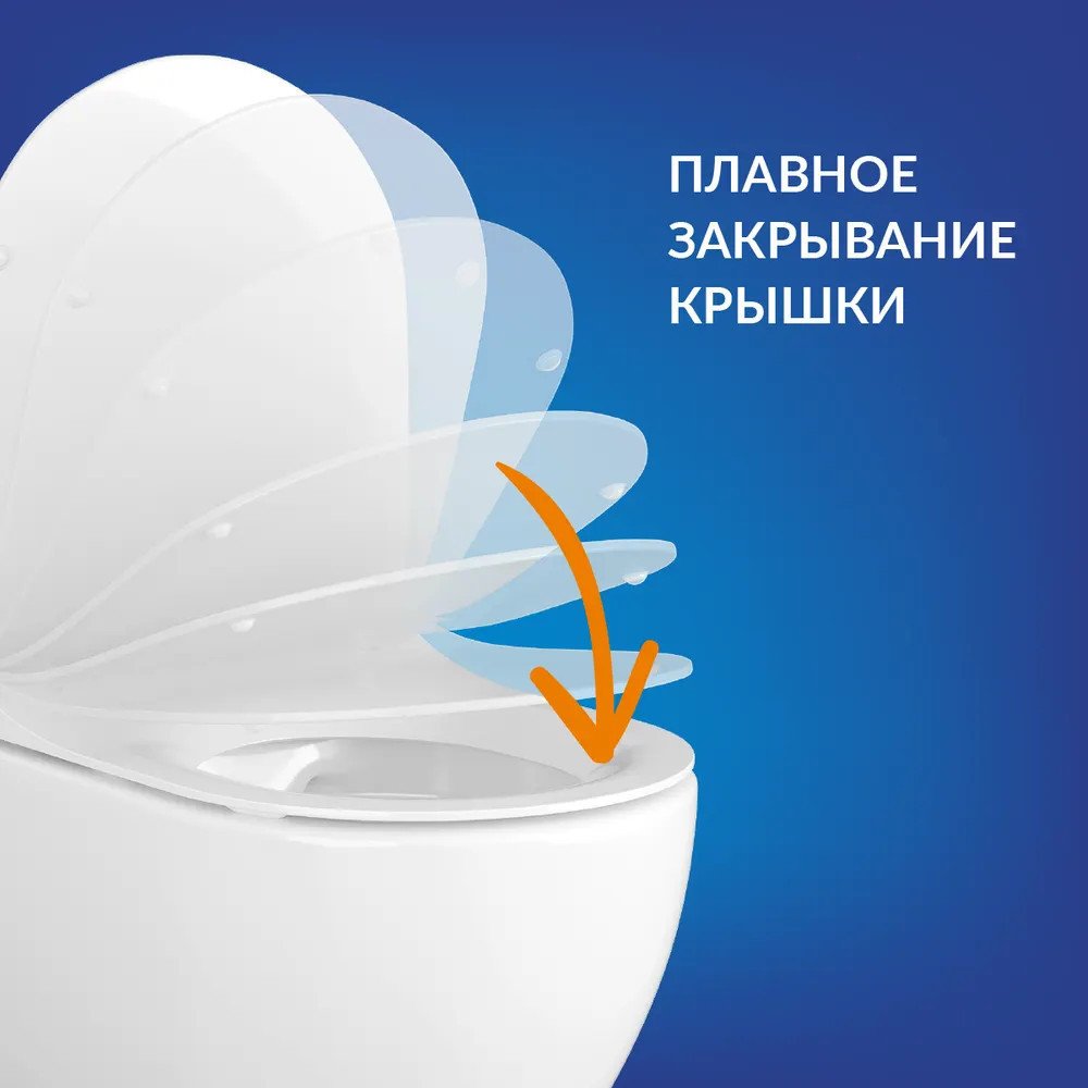 Унитаз подвесной Cersanit Brasko Slim 64824 + Aqua Prime М 50 68179 с кнопкой Blick 64078 (кнопка хром матовый)