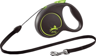 Flexi Black Design S Cord 5 m (салатовый)