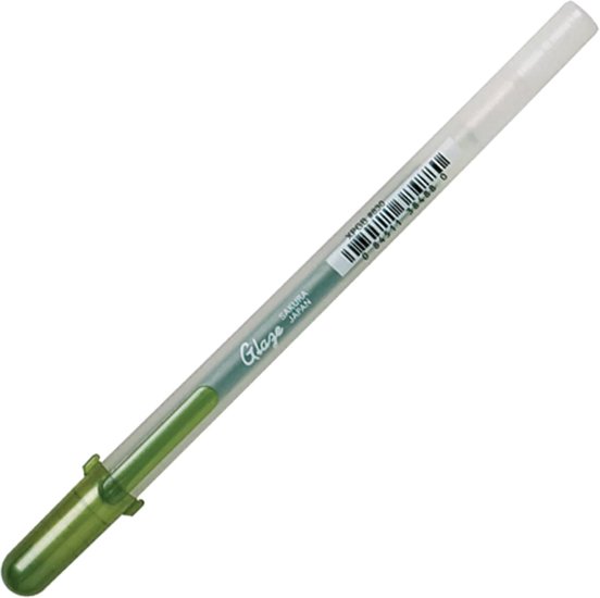 Ручка гелевая Sakura Pen Gelly Roll Glaze XPGB830 (темно-зеленый)