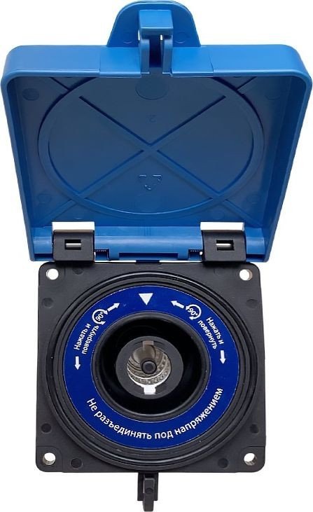 Розетка промышленная КС YHT BX3 0800B01 1Р 800А 1000В IP68 0800B01 (синий)