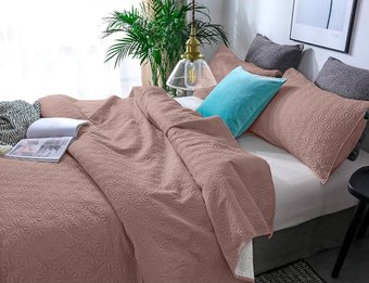 Покрывало Bellissimo Pallada 210х230 25290521-98P (серо-розовый)