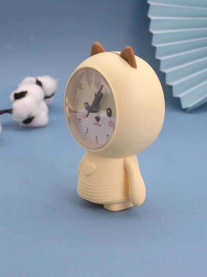 Настольные часы ILikeGift Lovely Cat 100P-2305-01 (желтый)