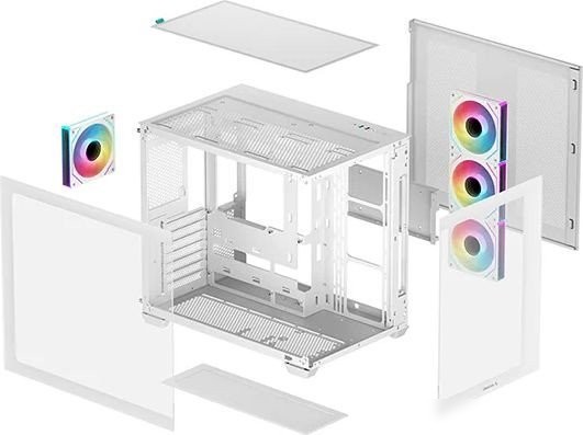 Корпус DeepCool CG530 4F WH R-CG530-WHADA4-G-1