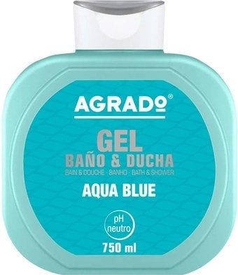 Косметика по уходу за телом Agrado Гель для душа Bath Gel Aqua Blue 750 мл