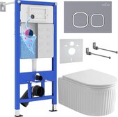 Унитаз подвесной Roxen StounFix Dual Fresh 968280