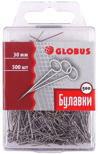 Булавки канцелярские Globus Б30-500