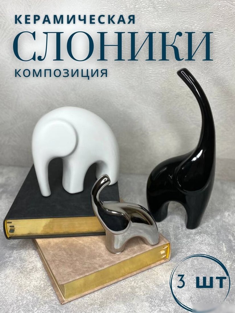 Набор статуэток Merry Bear Home Decor Слоники 30001746