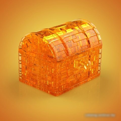 3Д-пазл Crystal Puzzle Сундук 90007