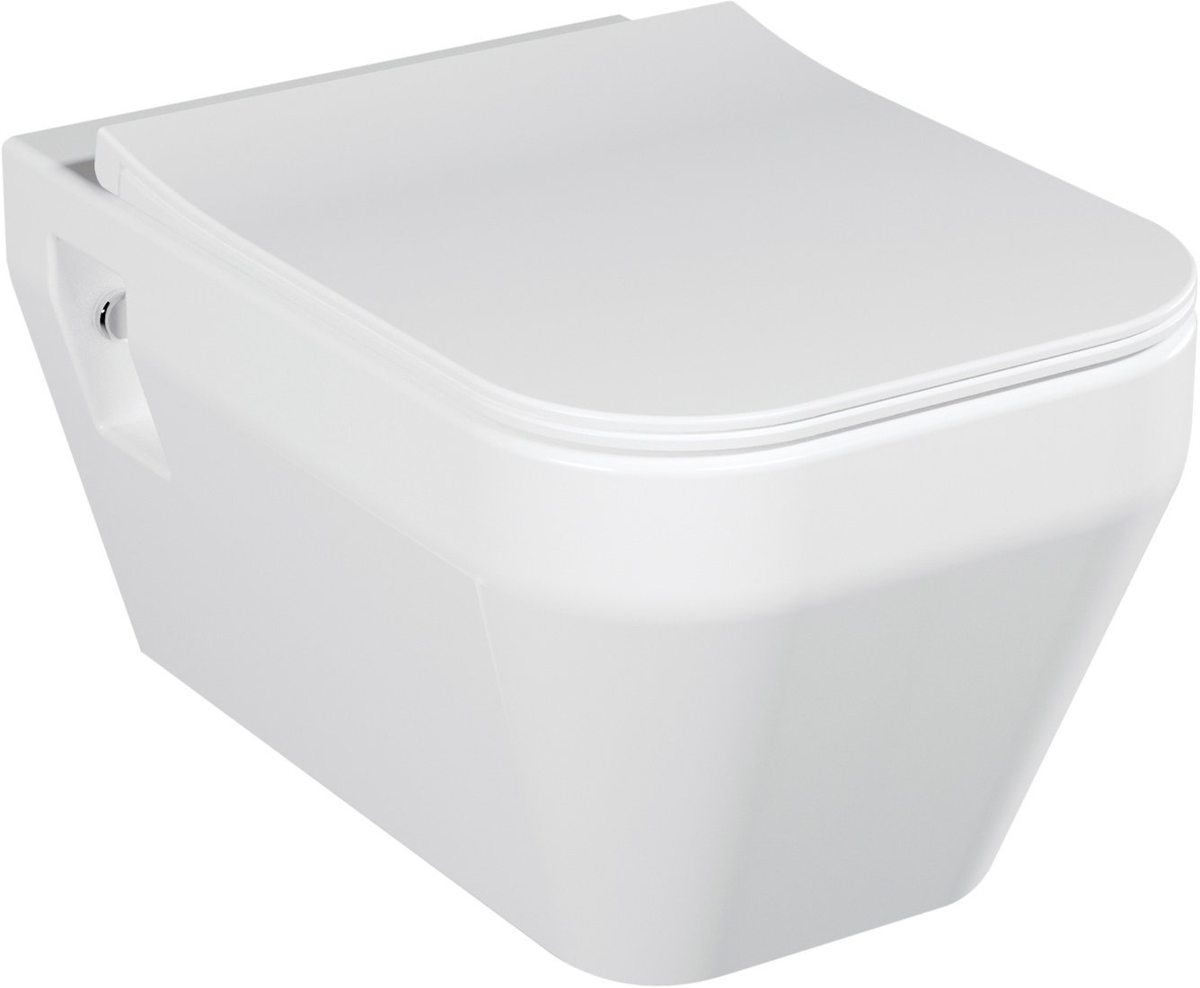 Унитаз подвесной Quarter Bath Crossgrand Rimless 70CG02001 + SCD Slim 30SCD.03.02.03.02.02