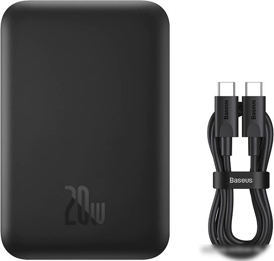 Внешний аккумулятор Baseus Magnetic Wireless PPCX020002 6000mAh (белый)