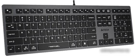 Клавиатура A4Tech Fstyler FX50 (серый)