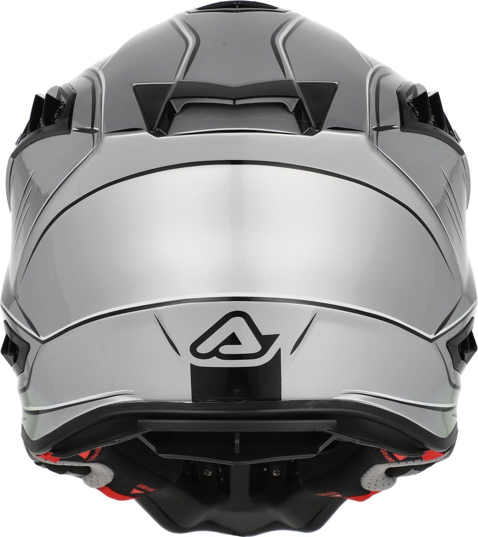 Мотошлем Acerbis Airstrike-X 0026905.290.068 (XL, серый/желтый)