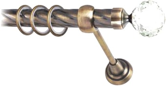 Lm Decor Кристалл (антик, витая, 1.8м 25мм, 1 ряд)