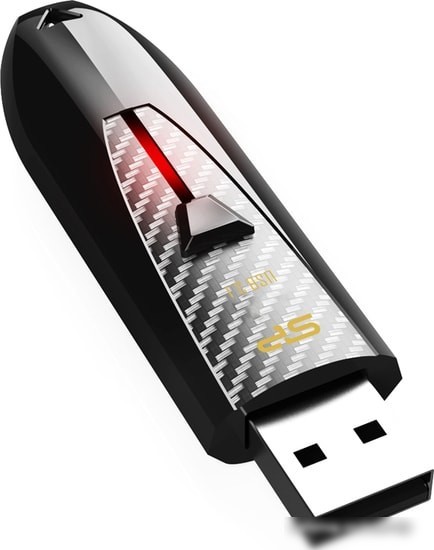 USB Flash Silicon-Power Blaze B25 64GB (черный)