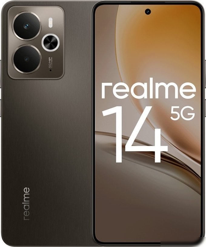 Телефон Realme 14 RMX5070 8GB/256GB международная версия (графитовый черный)