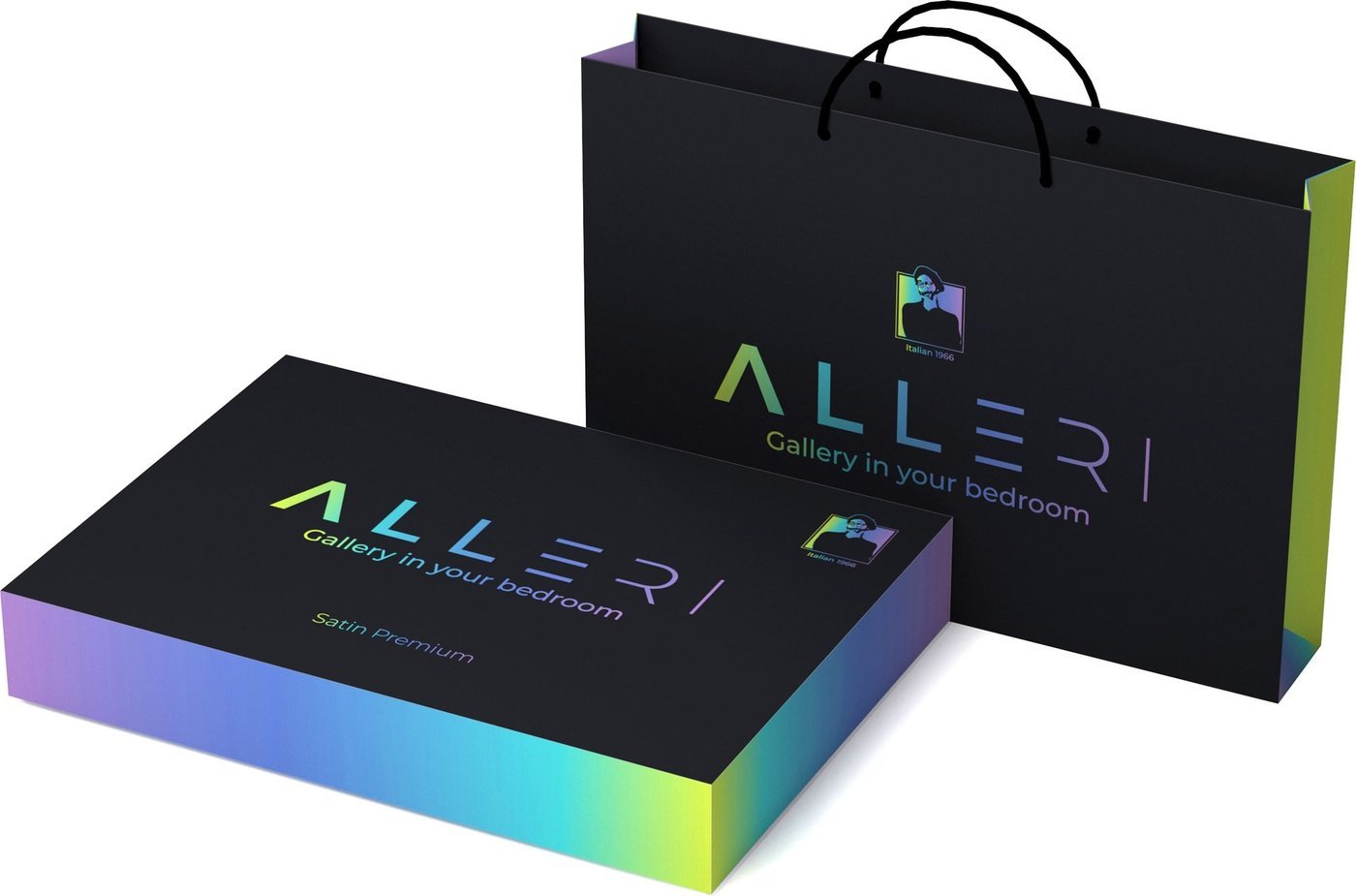 Постельное белье Alleri Сатин Premium 1.5сп СП-303