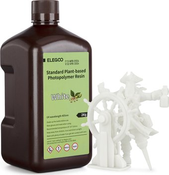 Фотополимер Elegoo PlantBased 2кг (белый)