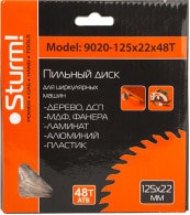 Пильный диск Sturm 9020-125-22-48T