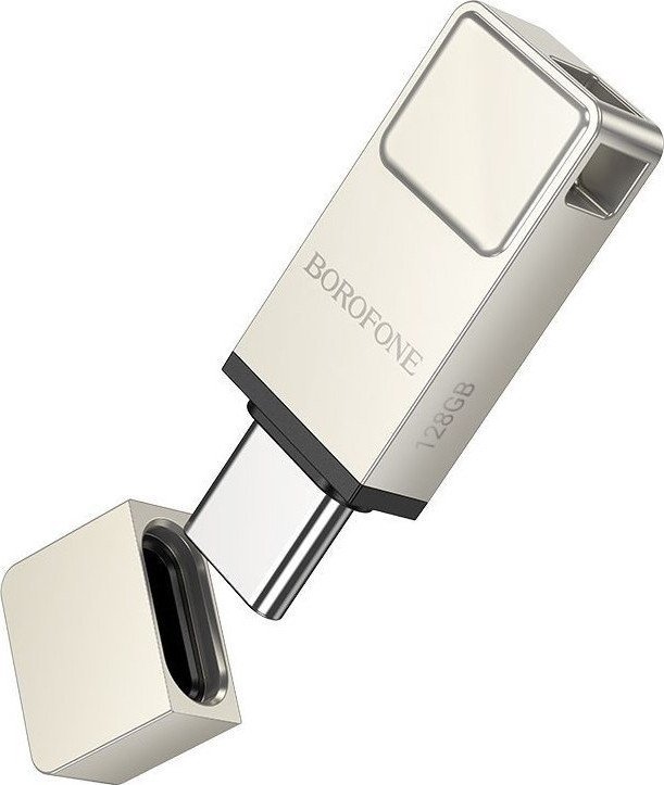 USB Flash Borofone BUD6 32GB (серебристый)