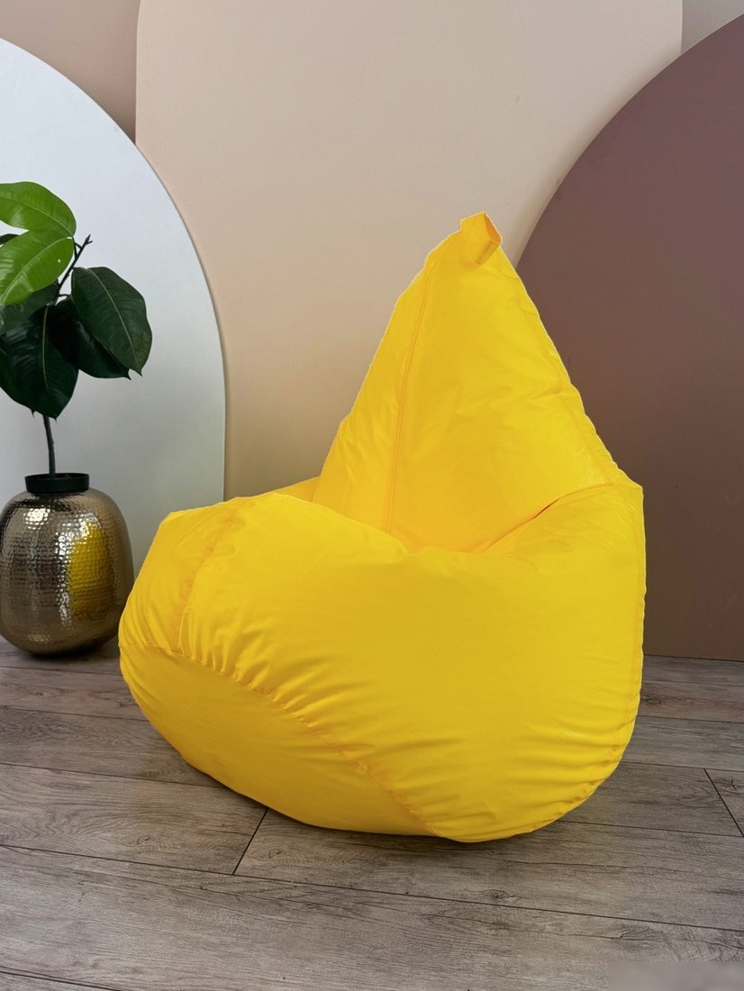 Кресло-мешок Flagman Груша Софт 130x85 XXL GXL.0-07 (желтый)