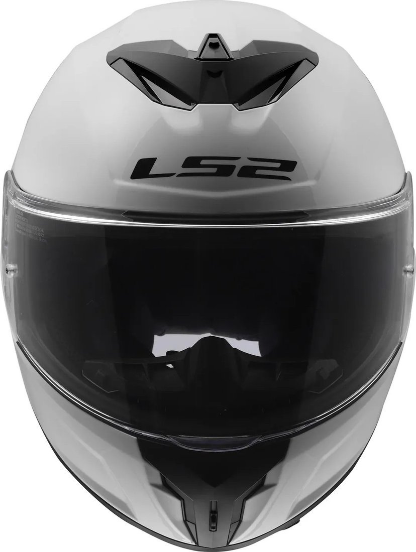 Мотошлем LS2 FF820 Rapid III Solid (M, белый глянцевый)