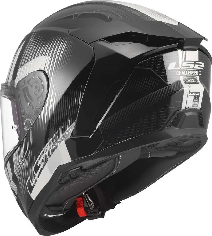 Мотошлем LS2 FF817 Challenger II Nitro (L, черный/серый)