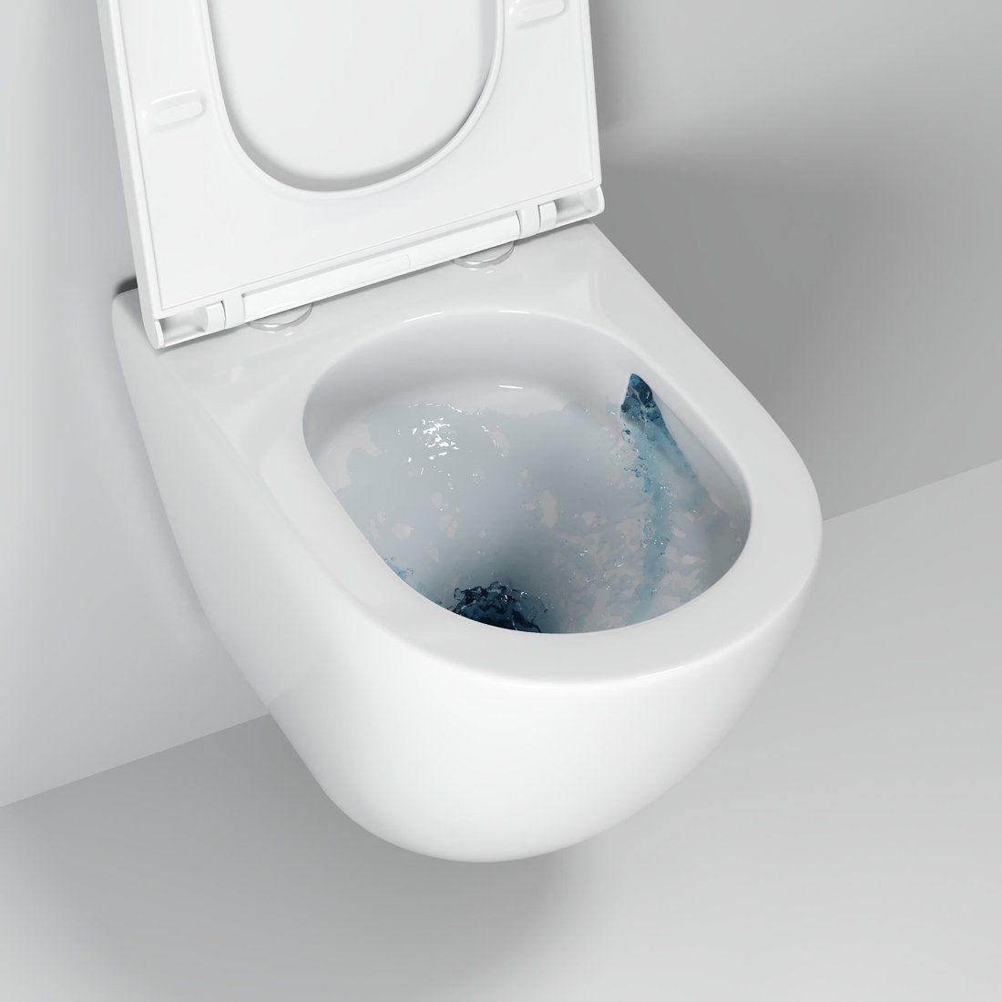 Унитаз подвесной Grossman GR-4455SQ + GROHE Rapid SL 38772001 (с сиденьем, с кнопкой)