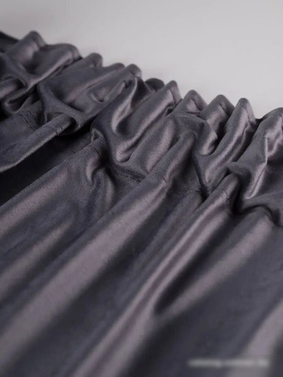 Комплект штор Soft Lines Бархат 9138-27 1.5x2.4 м (серый, 2 шт)