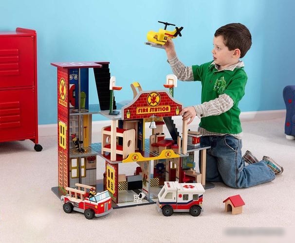 Пожарная станция KidKraft Пожарно-спасательная станция 63214-KE