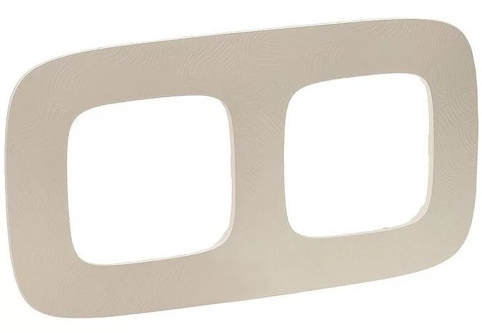 Рамка Legrand Valena Allure 754382 (тиснение, бежевый)