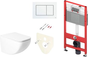 Унитаз подвесной Saniteco KW-99048 + TECE Kit 9400413