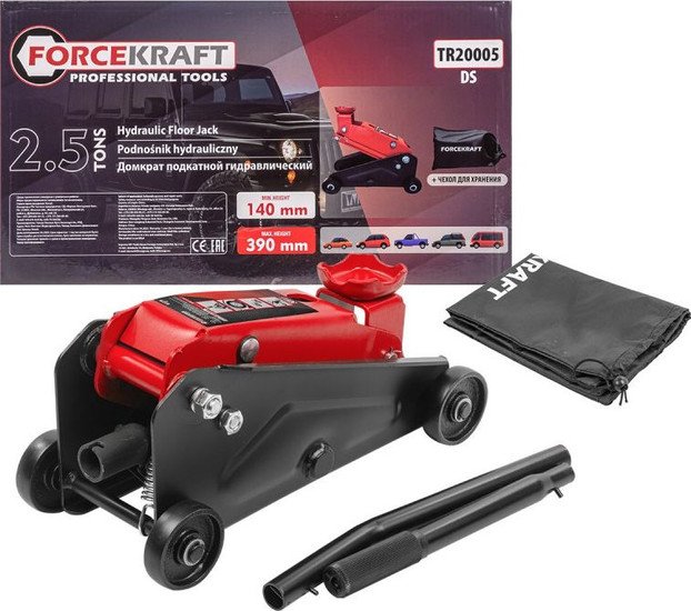 Подкатной домкрат ForceKraft FK-TR20005 2.5т