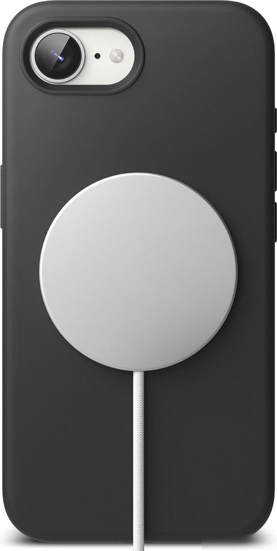 Чехол для телефона Ringke Silicone Magnetic для iPhone 17e/16e (Black)