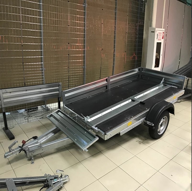 Универсальная жесткая сцепка AvtoS A20M1B (2000x1300x300, R16, ресс. 3302(ГАЗ-2лист), тент 800мм)