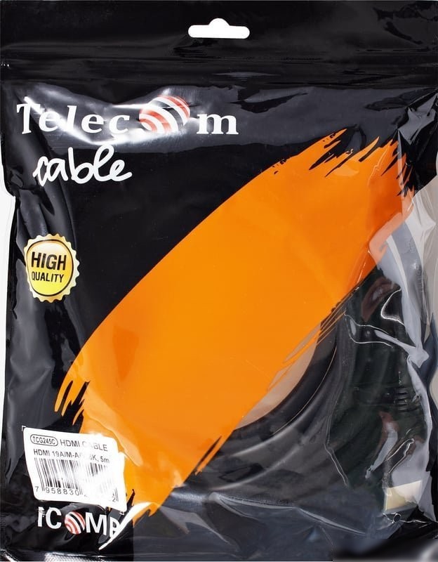Кабель Telecom TCG245C-5M HDMI - HDMI (5 м, черный)