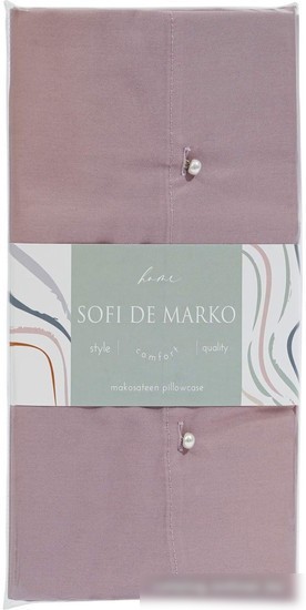Постельное белье Sofi De MarkO Premium Mako 50х70 Нав-Пм-лил-50х70 (лиловый)