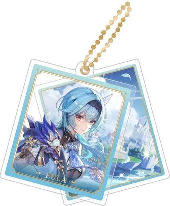 Брелок miHoYo Genshin Impact Character Acrylic Strap. Eula GEN351